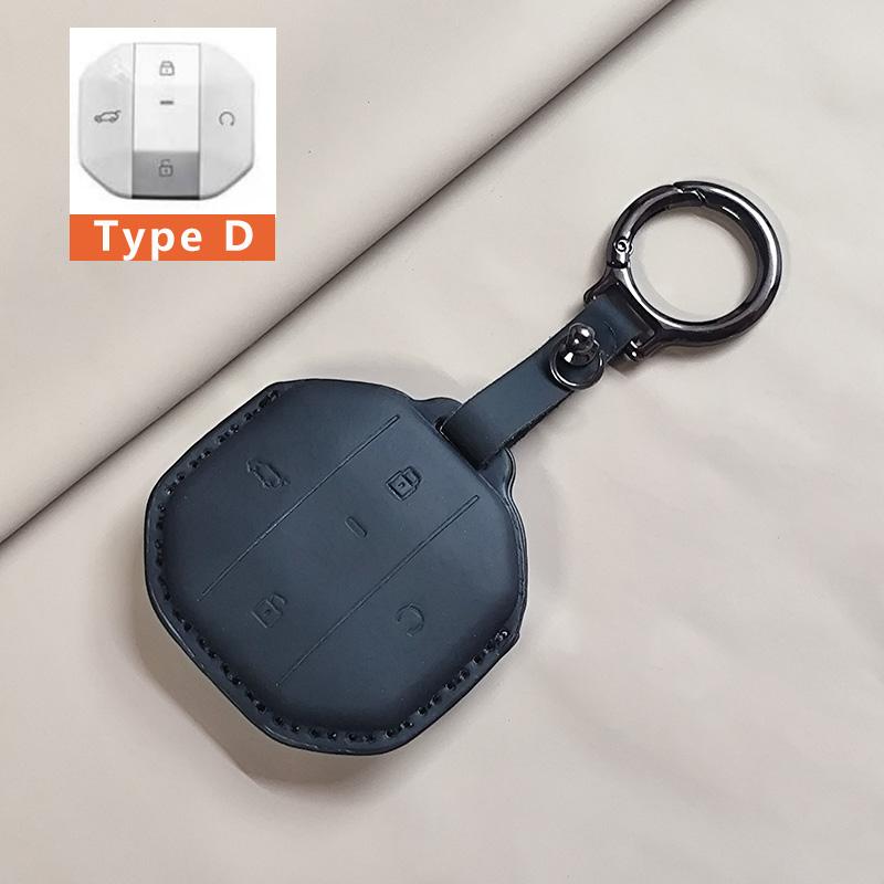 Car Remote Key Case Cover for Jetour Freer Freedom T2 Freer Traveller T1 2025+ Leather Keychain Shell Protector 1set Accessories