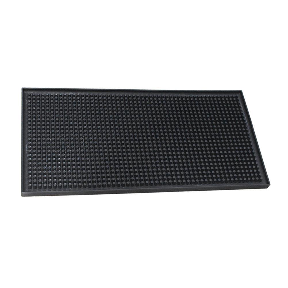 Easy Wash Silicone Drying Mat Small Square Deep Grooves for Draining Fruits Vegetables and Tableware Silicone Drain Pad