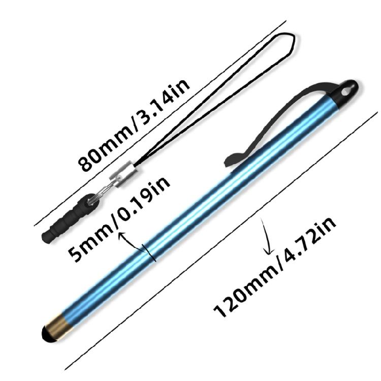 Stylets Stylo en Aluminium Poignée Ergonomique et Crochet Design Portable Large Compatibilité pour Étudiants