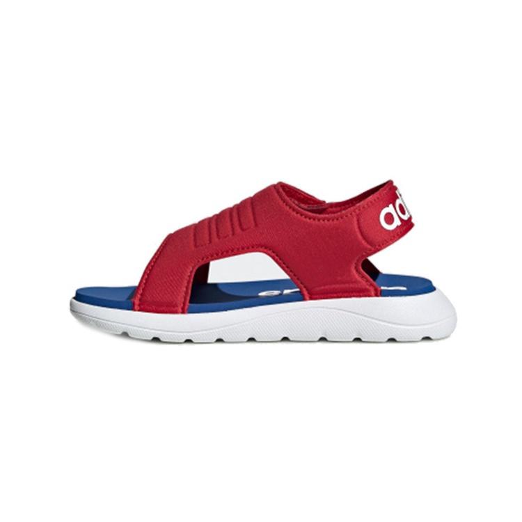 (PS) adidas Comfort Sandal C Soft Sole Cozy Sports Red Blue White Sandals  Red Blue White  Kids  EG2234 EU 34
