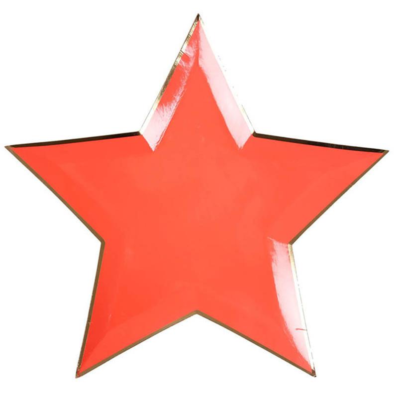 8pcs Mix Color Star Smiling Expression 9inch Plates Birthday Party Decorations Tableware Set Smiling Theme Baby Shower Events