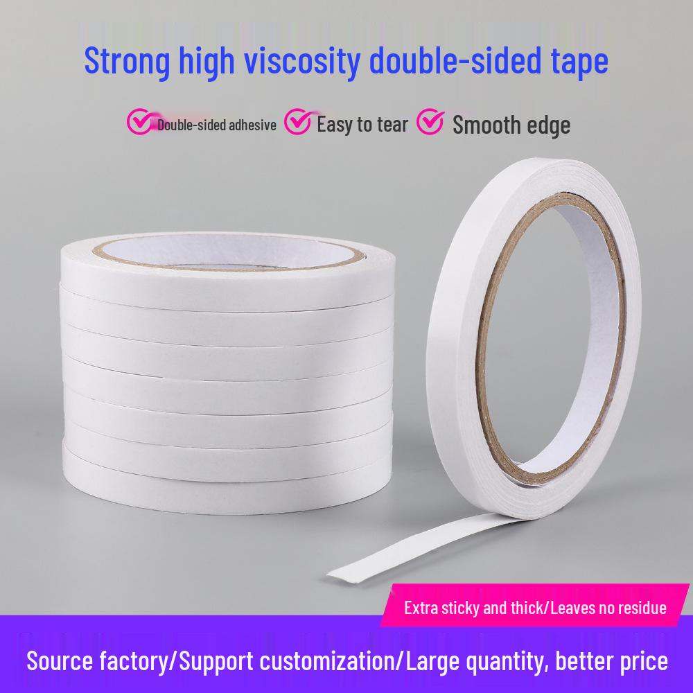 High Viscosity No-Damage Double-Sided Tape - Ideal for Walls, Crafts, and Household Use