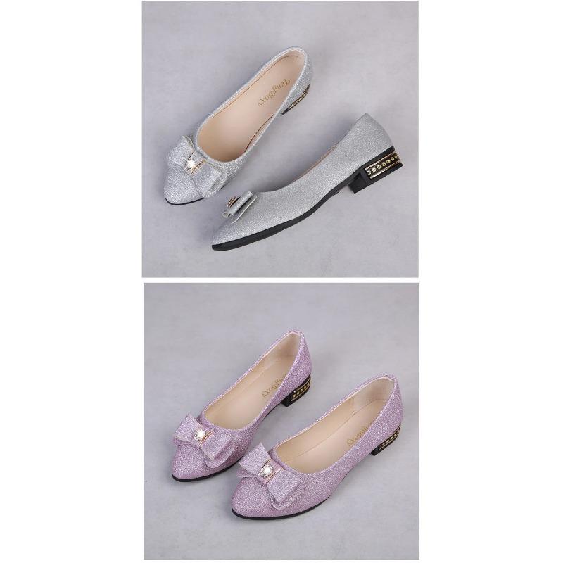 Damen flache Schuhe Schleife Einzelne Schuhe Frühling Herbst Loafer Mode Süß Flach Weich Freizeit Schuhe Zapatos De Mujer