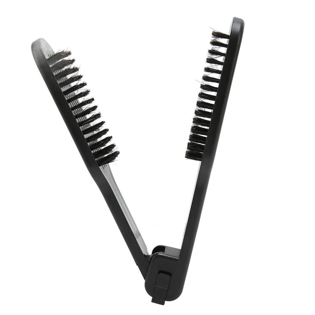 Hair Straightener Comb Prevents Static Nylon Bristles Hair Double Sided Brush for Smoothing and Straight Hair Styles