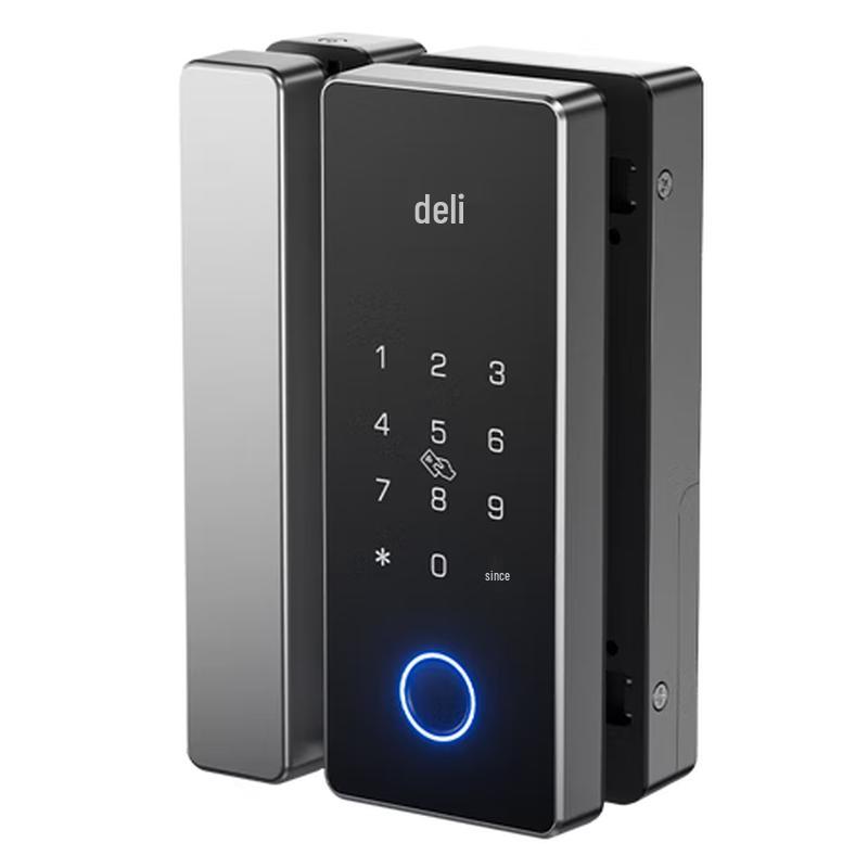 Deli AL102 Smart Fingerprint Glass Door Lock