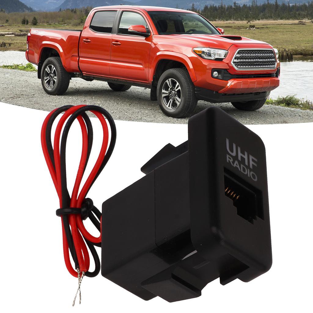 UHF Radio RJ45 Socket Blue LED Pass Though Type Replacement for Tacoma FJ Cruiser 4Runner