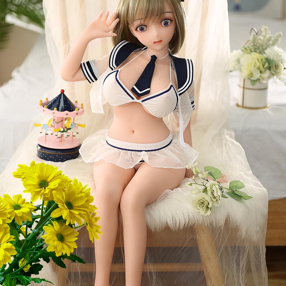 65cm/80cm/100cm/110cm Full Body doll, 3D Silicone Sex Doll Made Of Safe TPE Material With Realistic Vagina And Anal Opening, An Adult Sex Toy