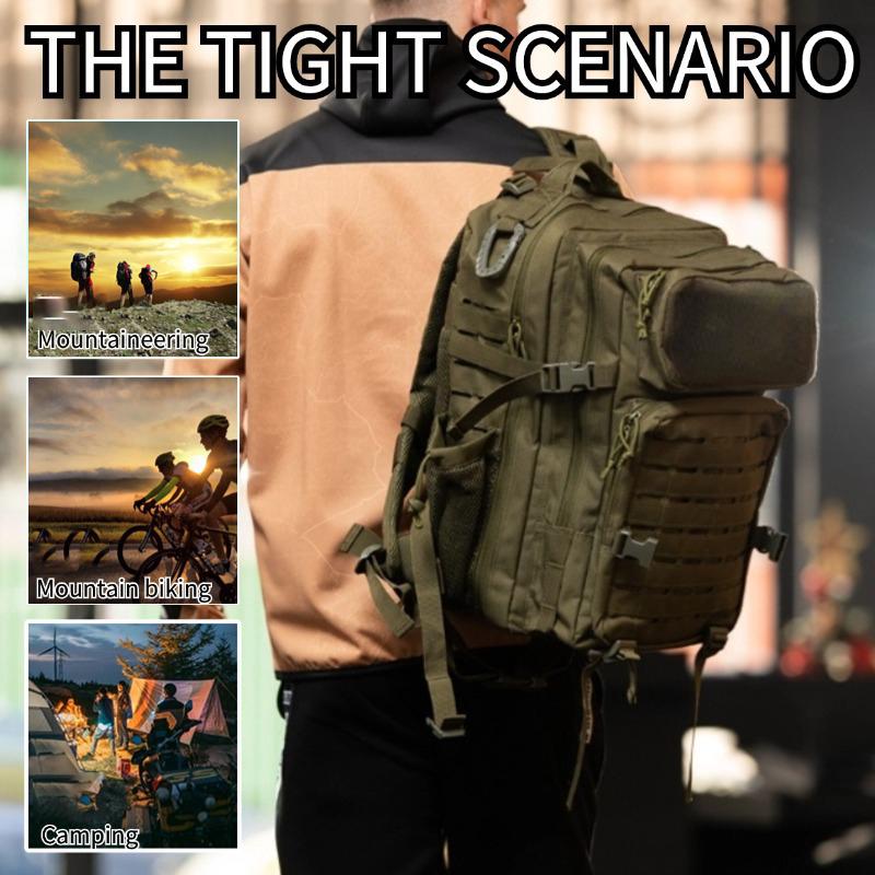 Backpack Outdoor Bag Fitness Backpack Backpack Women's Men's Survival Backpack Men's Dual Cup Holder