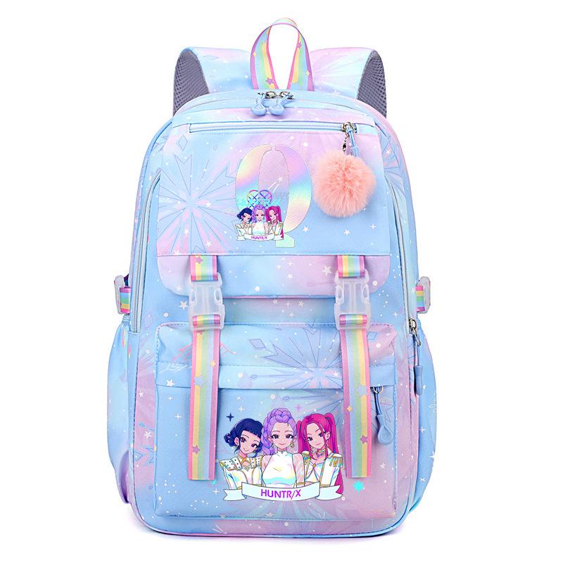 Animation Cartoon Letter Printing Student Campus High Value Fashion Backpack Light Large Capacity Backpack