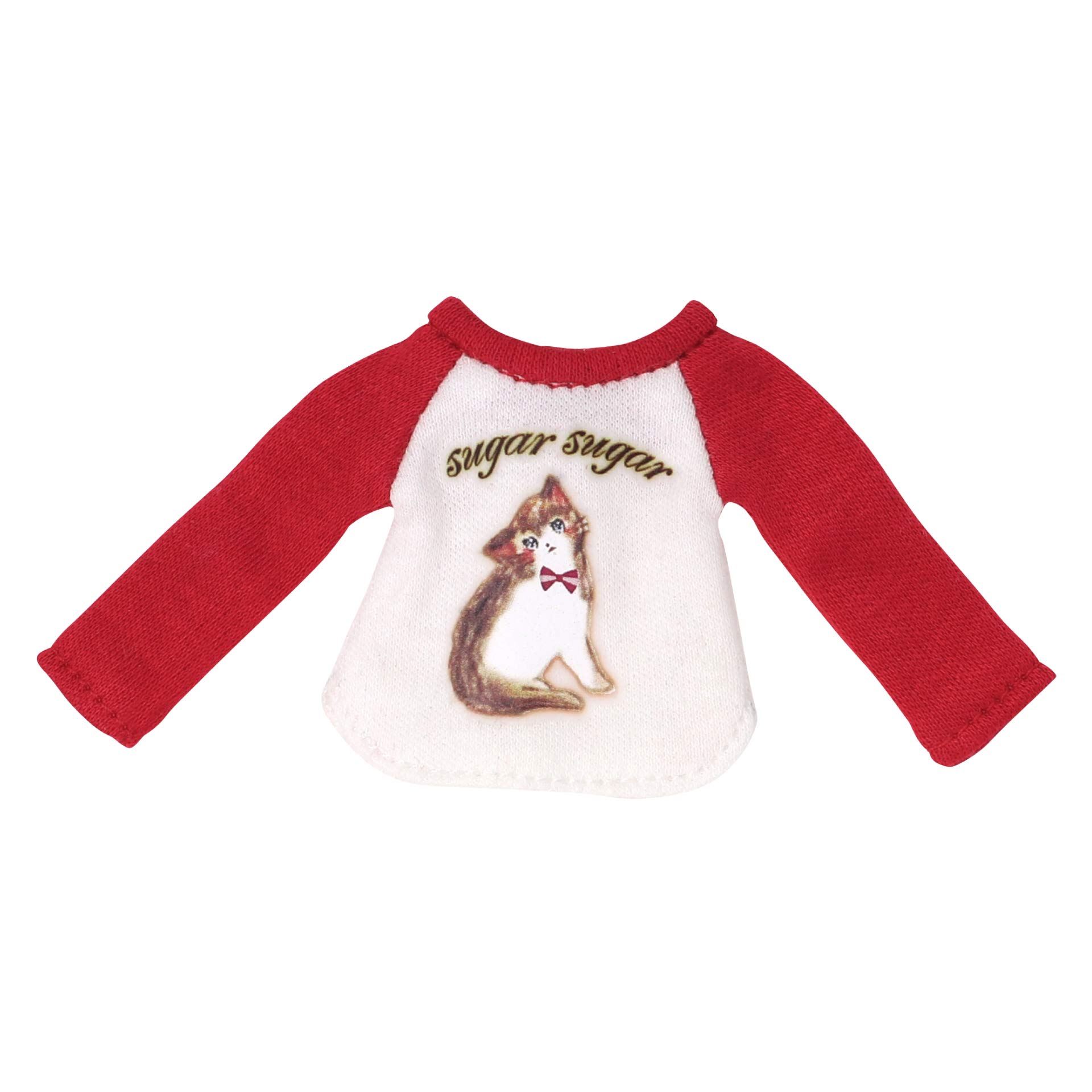 

Nyanko Raglan Red x White 1/12 T-shirt