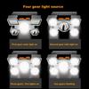 5 LED Headlamp Ultra Bright Headlight 4 Modes USB Rechargeable Waterproof for Outdoor Camping Hiking Fishing Cycling Running