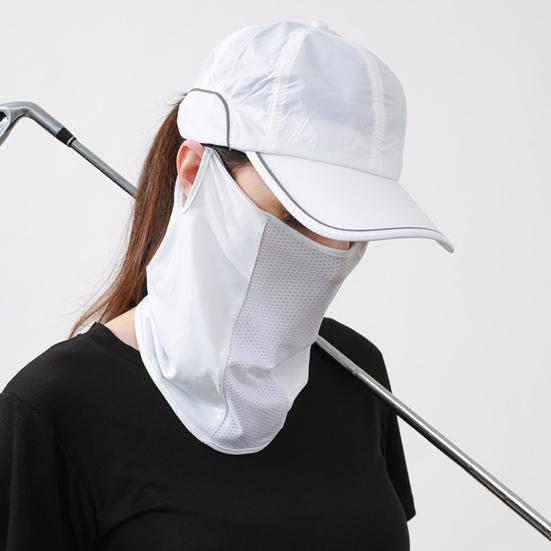 Sports Face Guard Neck Gaiter UV Protection Breathable Summer Cooling Ice Silk Bandana Men Women Outdoor Cycling Neck Scarf Face Shield