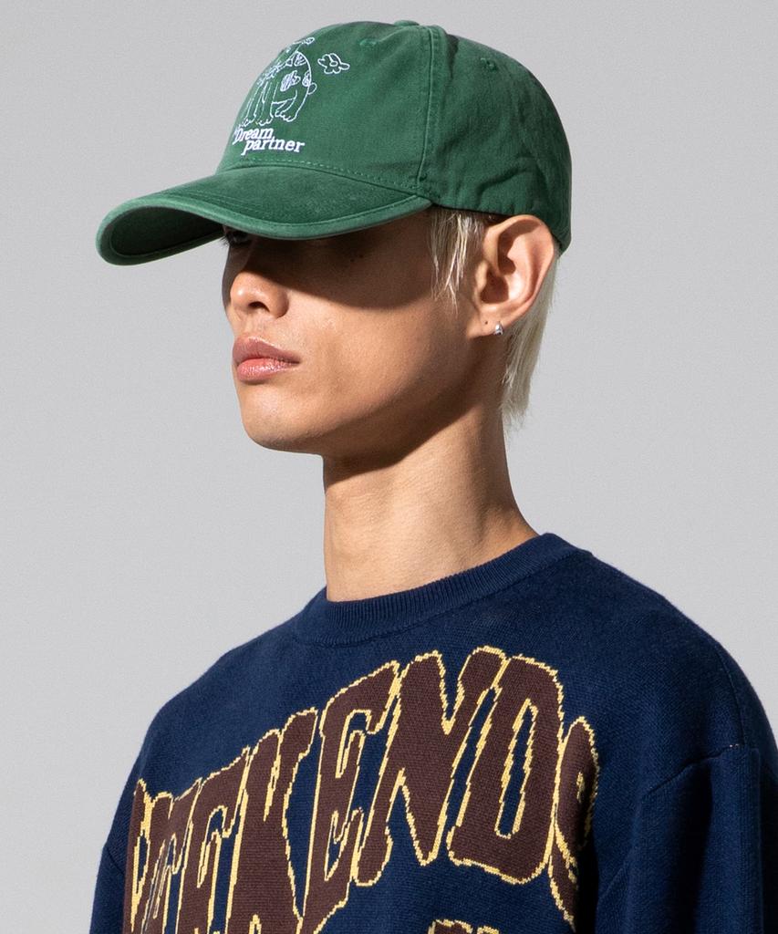 XTONZ Xta084 My Doggy Washed Ball Cap (Green)