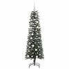 Artificial Christmas Tree with 150 LEDs and Stand Green 150 cm