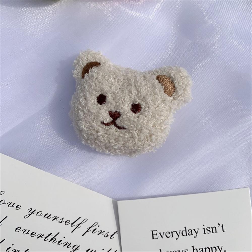Cute Teddy Bear Brooch Plush Bear Doll Pins For Women Girls Scarf Backpack Water Cup Hanging Accessories