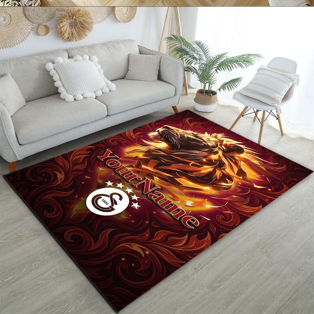 Galatasaray Customize Your Name Carpet Suitable For Balcony Foyer Outdoor Playrooms Antislip Carpet Anime Office Decor Wedding Party Gift