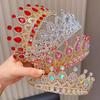 Crystal Bridal Crown Headdress for Girls' Birthday, Wedding, and Party Accessories