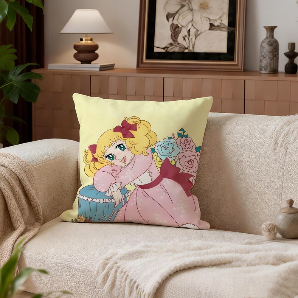 

Romance Candy Candy Cushion Cover Cushion Cover Set 4Pcs 50x50 45x45 40x40 Pillowcase Decorative Sofa Home Decor 30X30cm