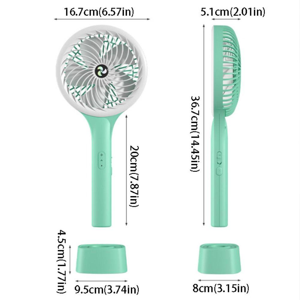 Low Noise Portable Electric Fan USB Rechargeable Mini Fan Personal Cooling Fan Desktop Use