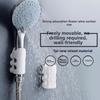Silicone Shower Head Bracket, No Need for Drilling, Suction Cup, Movable Flower Drying and Fixing Magic Hanging Rack