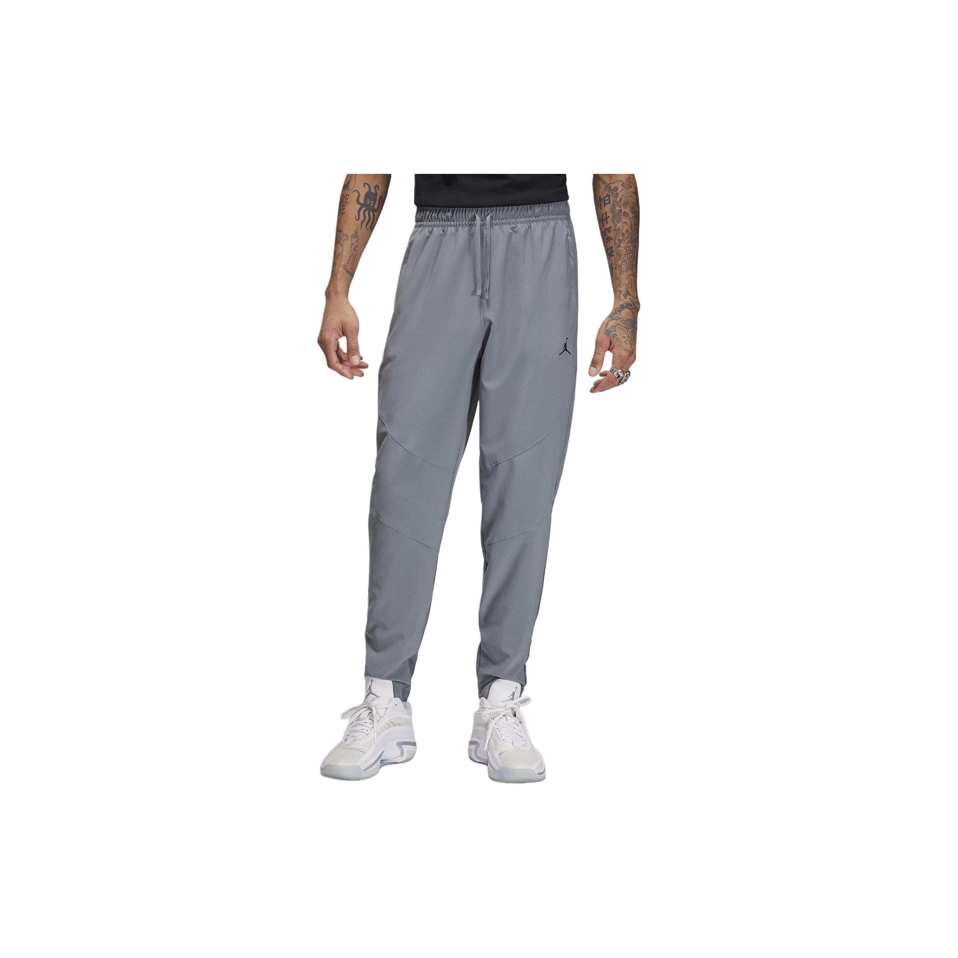 Jordan Dri-FIT Sport Solid Logo Drawstring Cuffed Knit Joggers Men bottoms Smoke-Grey FN5840-084 XS
