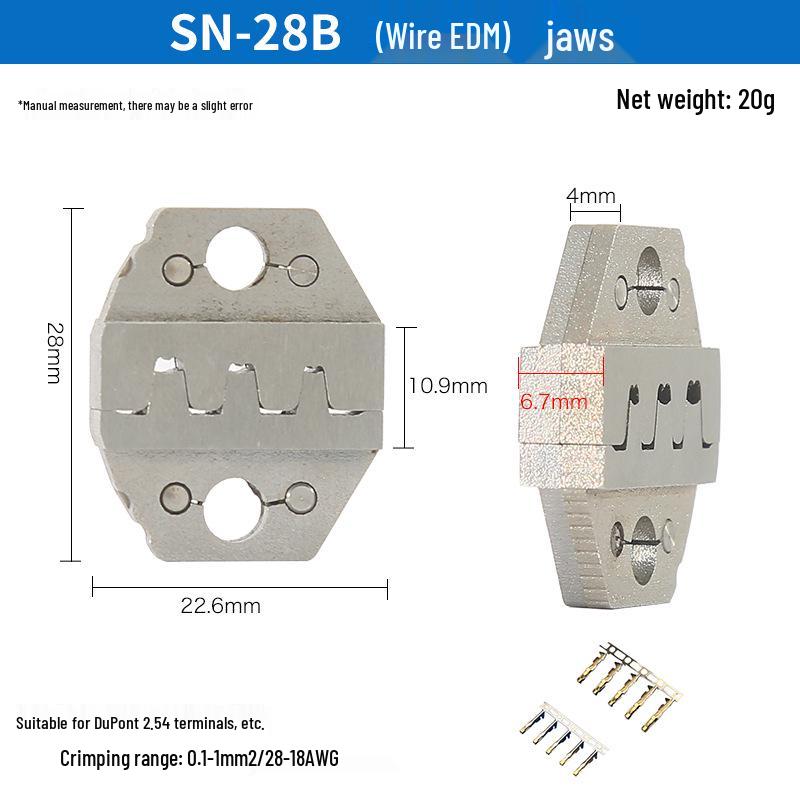 SN Pliers Jaw Wire Crimping Series - Multifunctional Terminal Accessories for Electricians