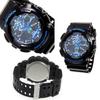 Forces Police Officer Camouflage Blue Camouflage Camouflage 20 ATM Water Resistant Plastic Strap Watch Self-Defense G-SHOCK Men's (GA-100CB-1A