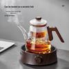 YIHUTEA Glass Tea Water Separation Teapot