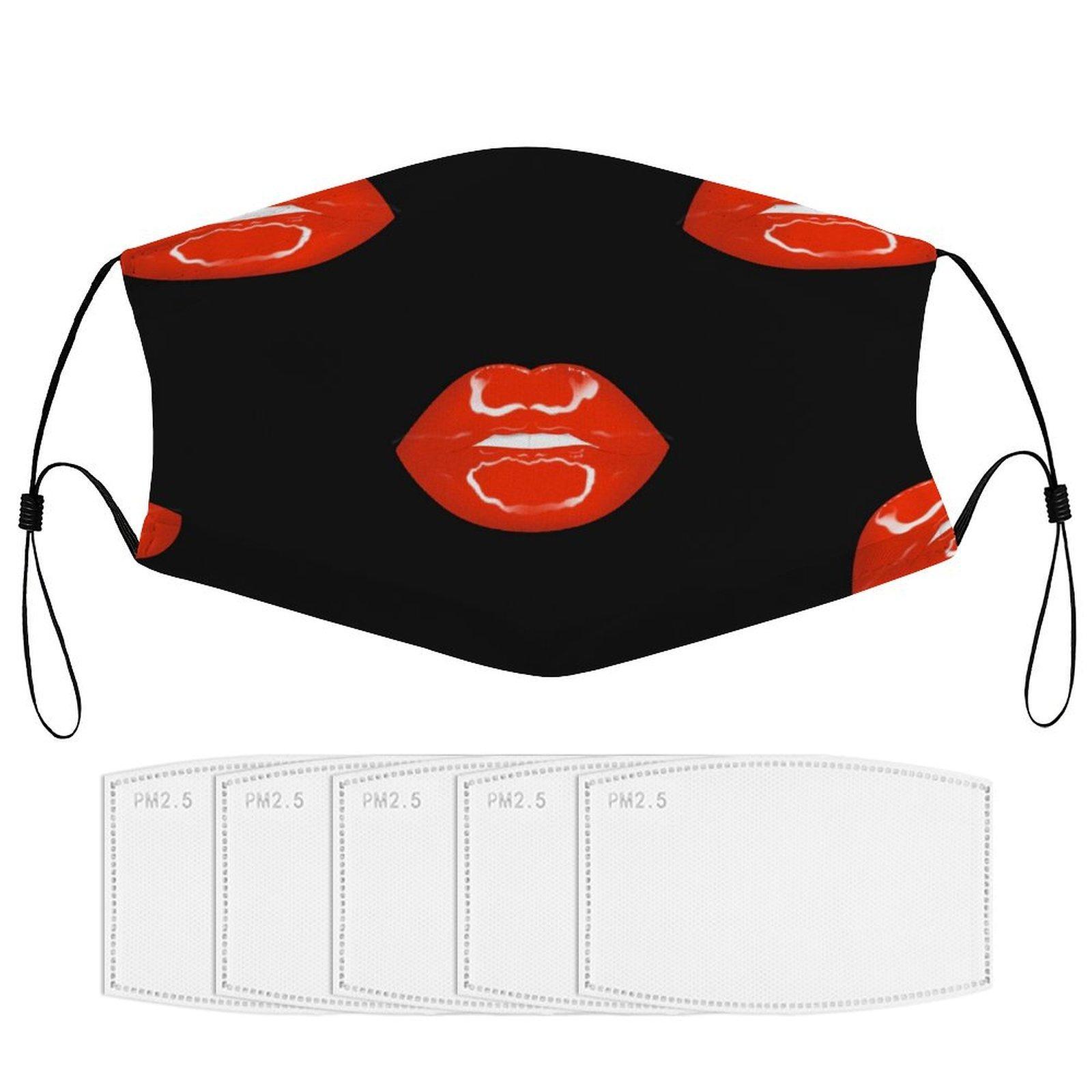 

1Pack Breathable Dustproof Mask With Elastic Nylon Fabric And 5/10/15 Filter Options For Daily Protective Use And Comfortable Fit 5-Filters