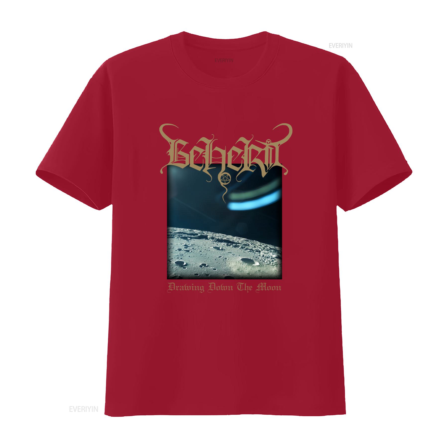 

Beherit Drawing Down The Moon Black Metal T Shirt Size L NEW with Long or s vintage Washed Top For Everyday Wear Versatile S