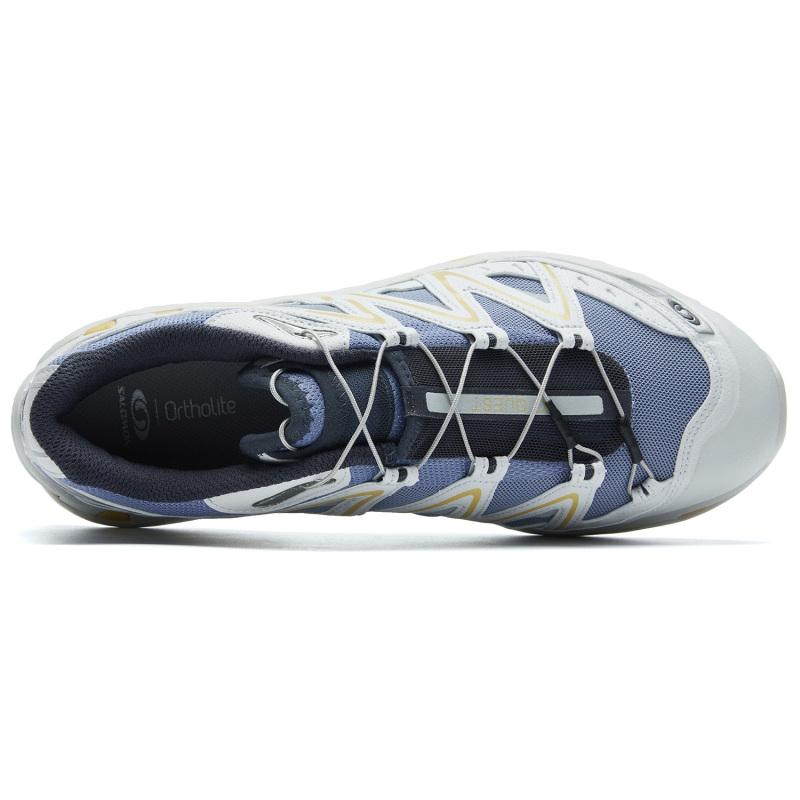 SALOMON XT Quest Cushioning, Wear Resistant Low Top Outdoor Shoes Unisex Washed Blue Sneakers 475421