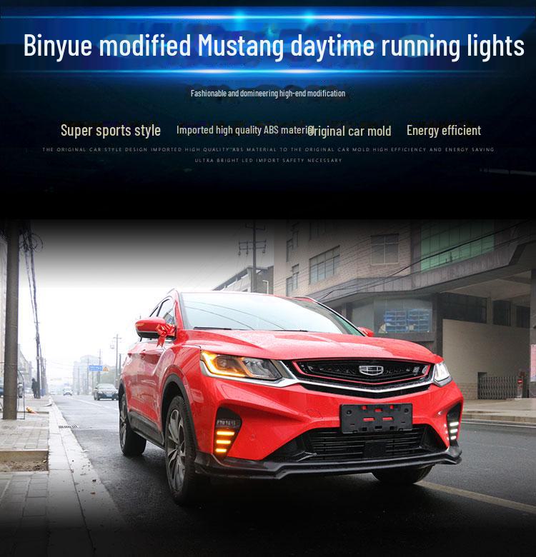 LED Daytime Running & Fog Lights for 18-20 Geely Binyue/Proton X50