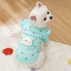 Puppy Dog Clothes Spring and Autumn Thin Velvet Shirt Casual Breathable Teddy Bigbear Pomeranian Puppy Small and Medium Dogs Cat