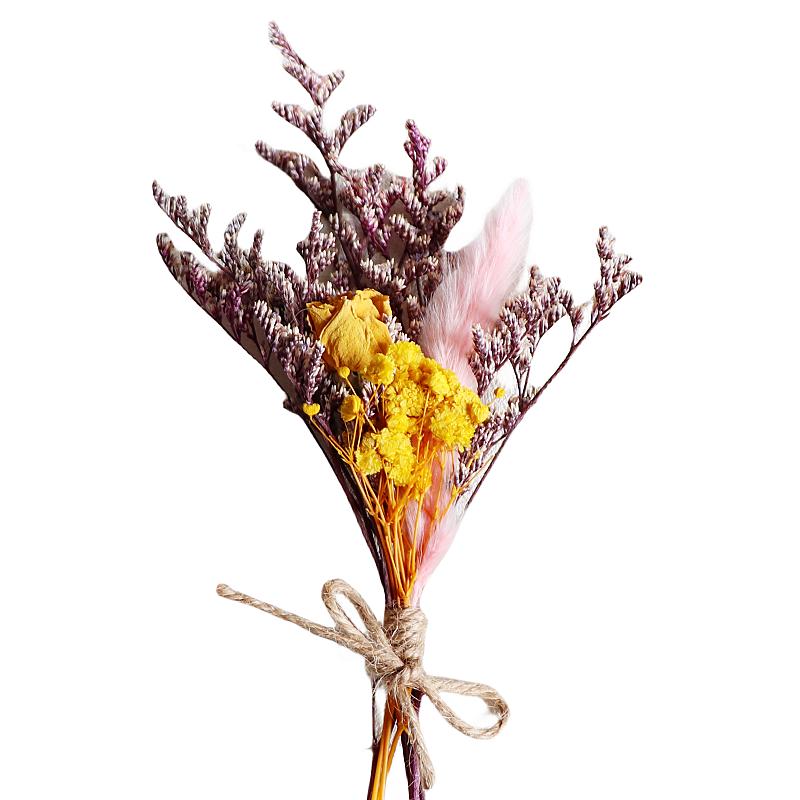 Mini Dried Flower Bouquet: Natural Air-Preserved Flowers Gift Box for DIY Decor and Handmade Ornaments.