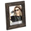 Portrait Frame - Lou - Solid Wood - Black - Vintage - 1 Photo - 15x20 Cm
