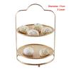 Creative pattern three layer Mini snack rack Fruit plate KTV bar restaurant tableware Cake rack Snack plate Water cube cake rack