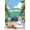 Wall Decoration Poster - Bt21 - Holliwood - Rectangular - 61 X 91.5 Cm - Indoor