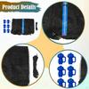 Trampoline Safety Enclosure Net Fence Weather Resistant Protective 14ft 6 poles 4.27m