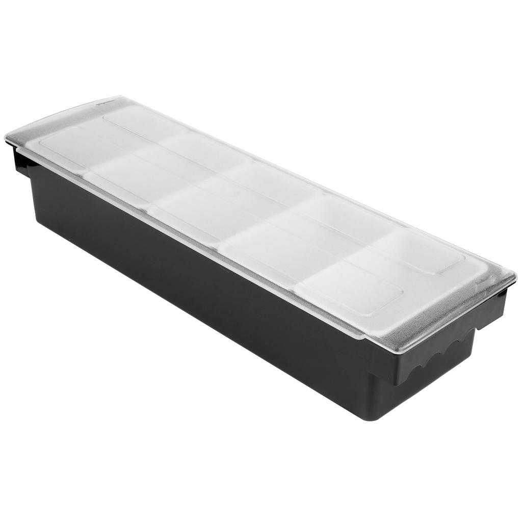 Seasoning Box with Lid Bar Condiment Holder Fruit Case Dispenser Milk Tea Shop Accessory5