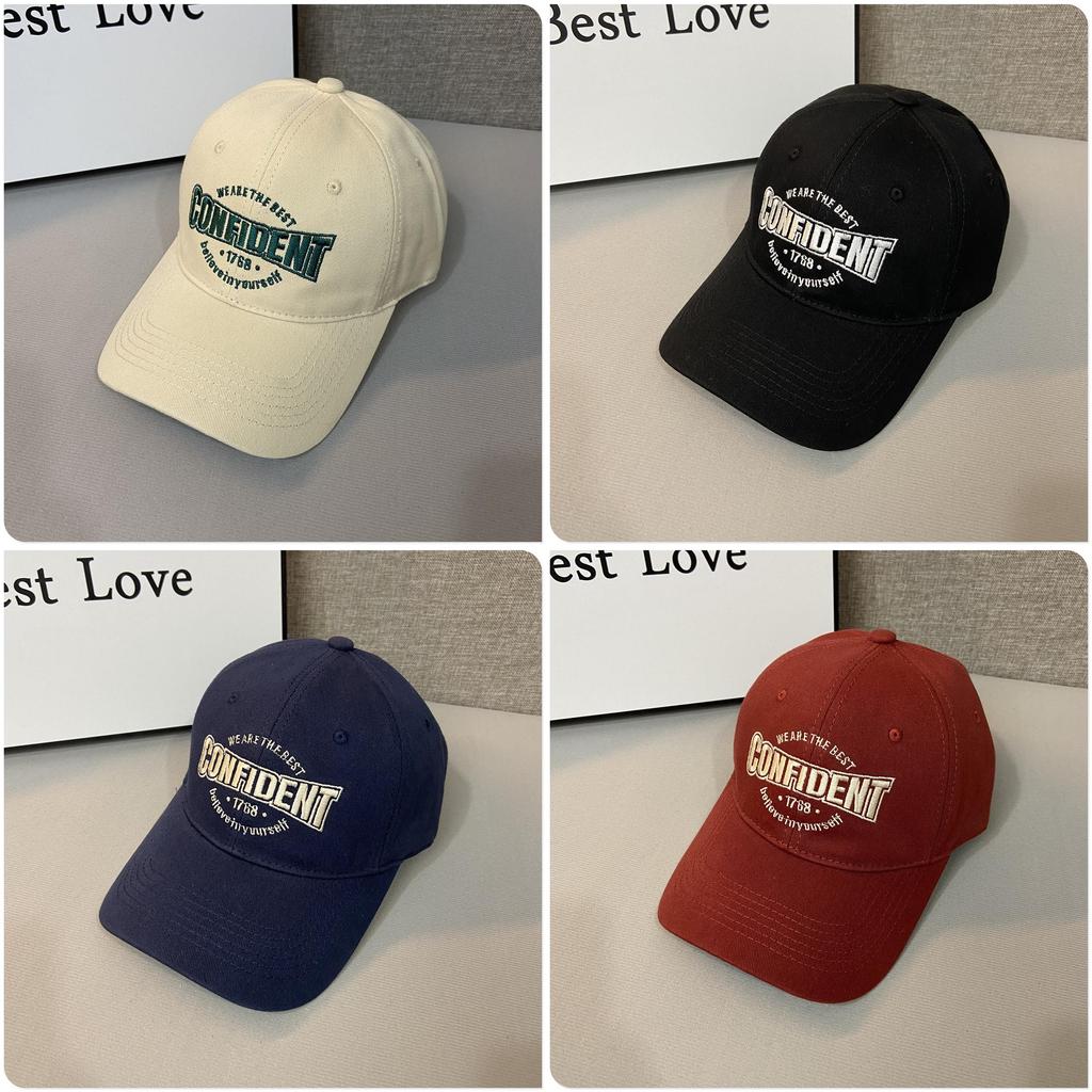 Casual Baseball Cap With Embroidered Letters For Spring Summer Outdoor Activities