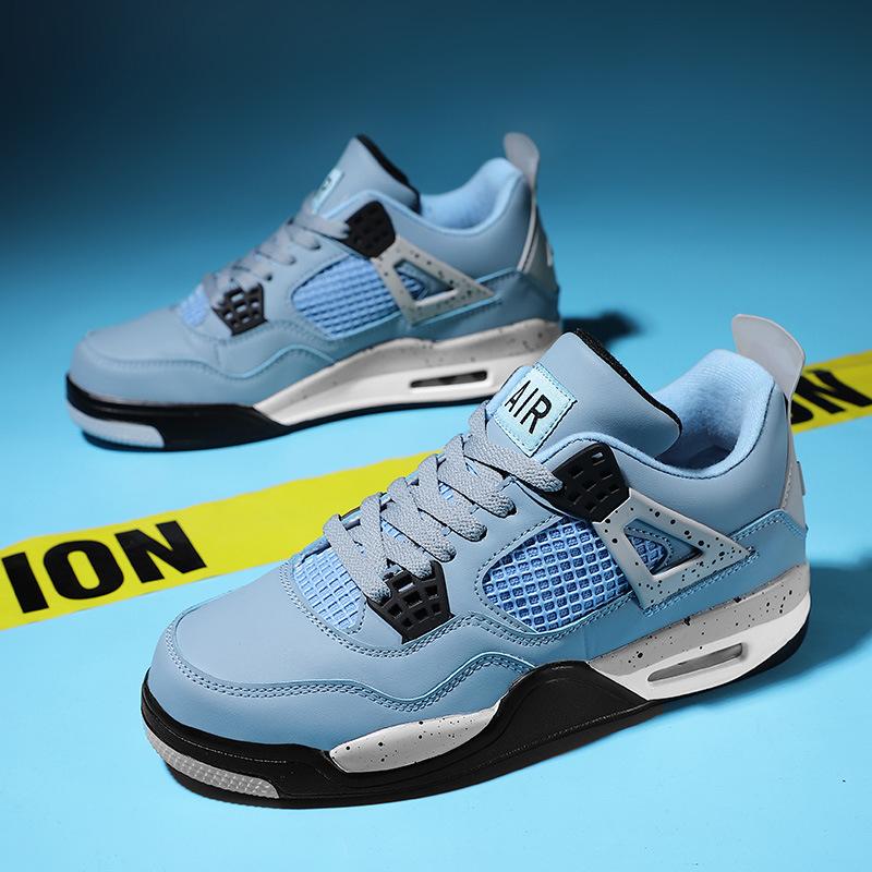 2025 Frühling neue Mode aj4 weiß zementgrau Hase mitternachtsblau Herrenschuhe Damenschuhe Sport Basketball High-Top-Schuhe