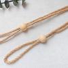 2Pcs Pumpkin Curtain Tiebacks Adjustable Rustic Curtain Ties Pumpkin String Curtain