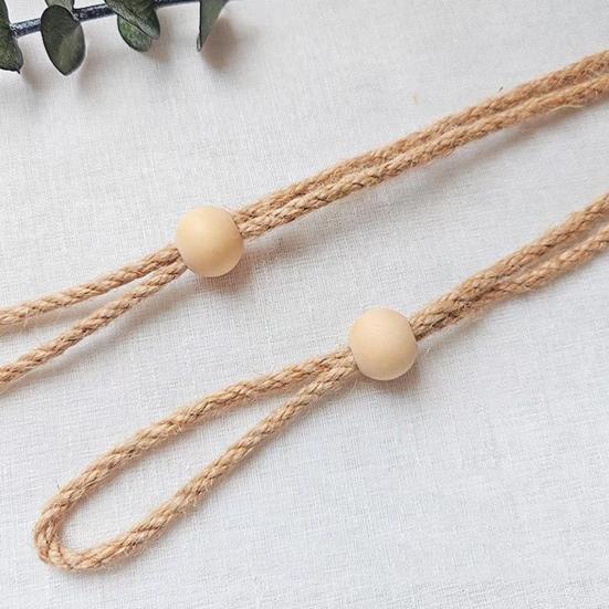 2Pcs Pumpkin Curtain Tiebacks Adjustable Rustic Curtain Ties Pumpkin String Curtain Holders for Home