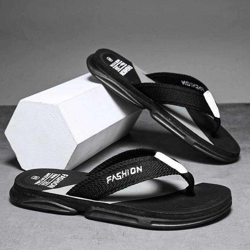 Summer new men's shoes trendy soft-soled flip-flops teenagers outdoor non-slip and deodorant casual sandals tide sandals