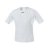 GOREWEAR M Base Layer Windstopper T-Shirt - White (Men'S) Windproof Short Sleeve