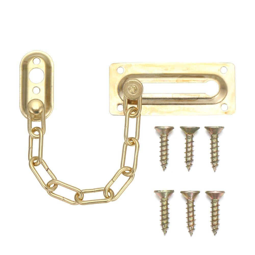 Bolt Safety Guard Protector Hardware Anti-theft Chain Slide Catch Chain Locks Security Door Chain