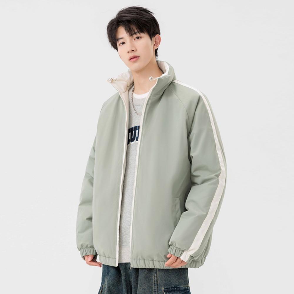 

Двусторонняя модная куртка куртка свободная зимняя новая мужская верхняя одежда 5XL