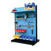 Miling 3-Tier Double-Sided Metal Pegboard Tool Rack