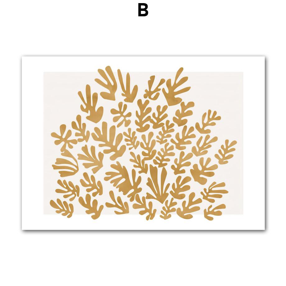 Vintage Matisse abstrakte Körper Boho Blätter Wohnzimmer Dekor Poster und Drucke Wand Kunst Leinwand Malerei Salon Home Wand Bild