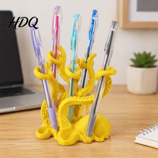Modern Makeup Tool Holder Octopus Toothbrush Holder Durable PLA Organizer Creative Organizer Stand Pen for Desk Multi-functional Storage